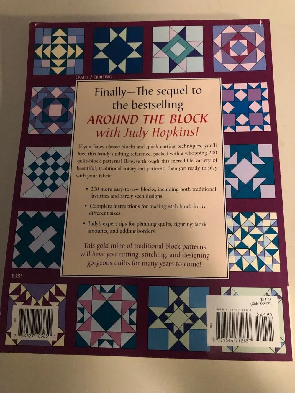 Around‎ the Block Again: More Rotary-Cut Block from Judy Hopkins